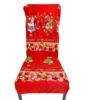 Fundas navideñas para sillas spandex Set de 6 unidades papanoel y trineo